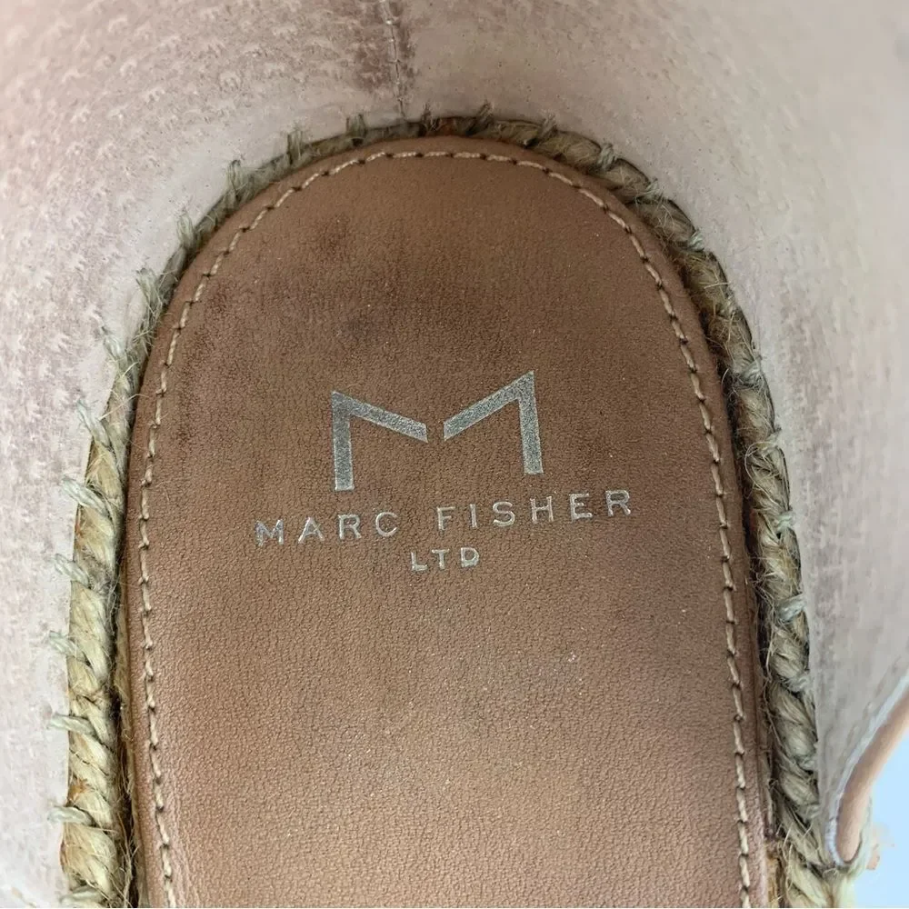 Marc Fisher LTD Women's Mladalyn High Platform Espadrille Wedge Sandals Size 9.5